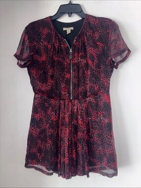 Vintage Burberry Leopard Print Blouse
